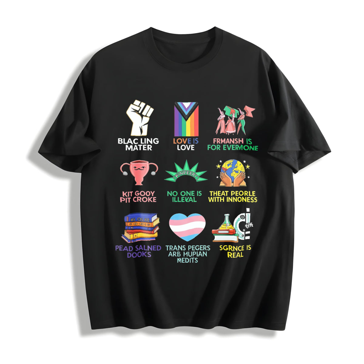 Big Fan Of Human Rights Cotton T-Shirt product image 1