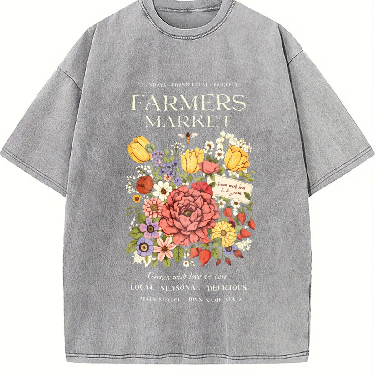 Farmers Market Vintage Washed T-Shirt product image 5