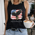 Land Of The Free Because Of The Brave Patriotic Eagle Women's Tank Top