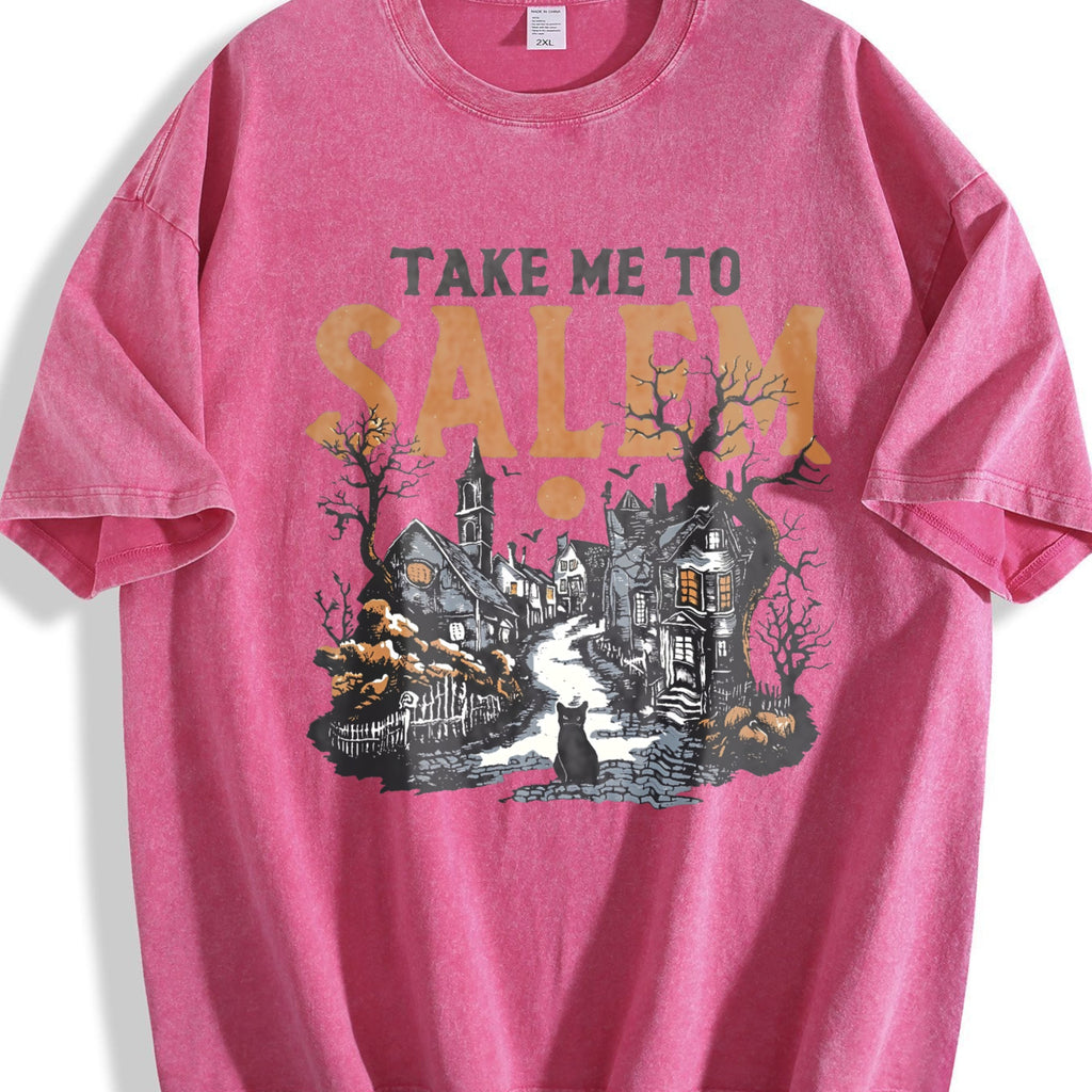Salem Witch Town Vintage Washed T-Shirt product image 7