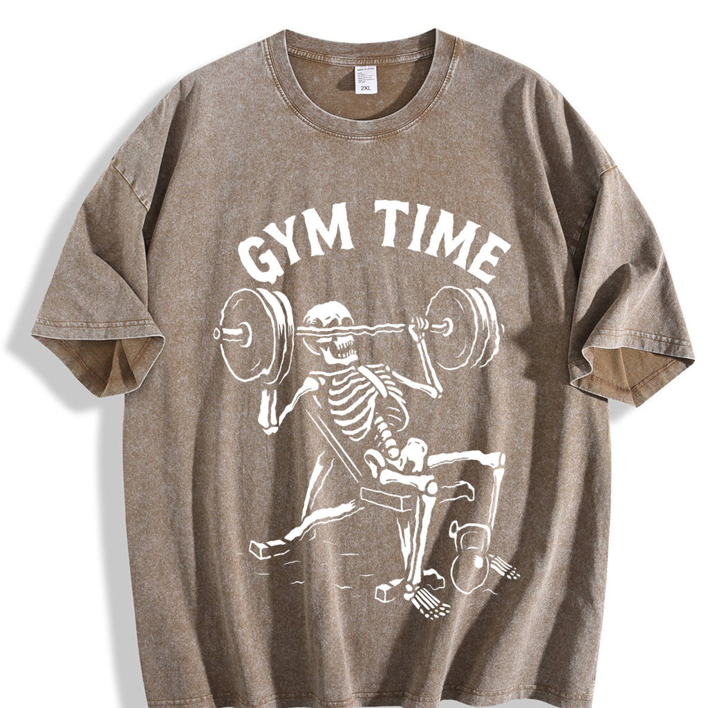 Gym Motivation Vintage Washed T-Shirt product image 3