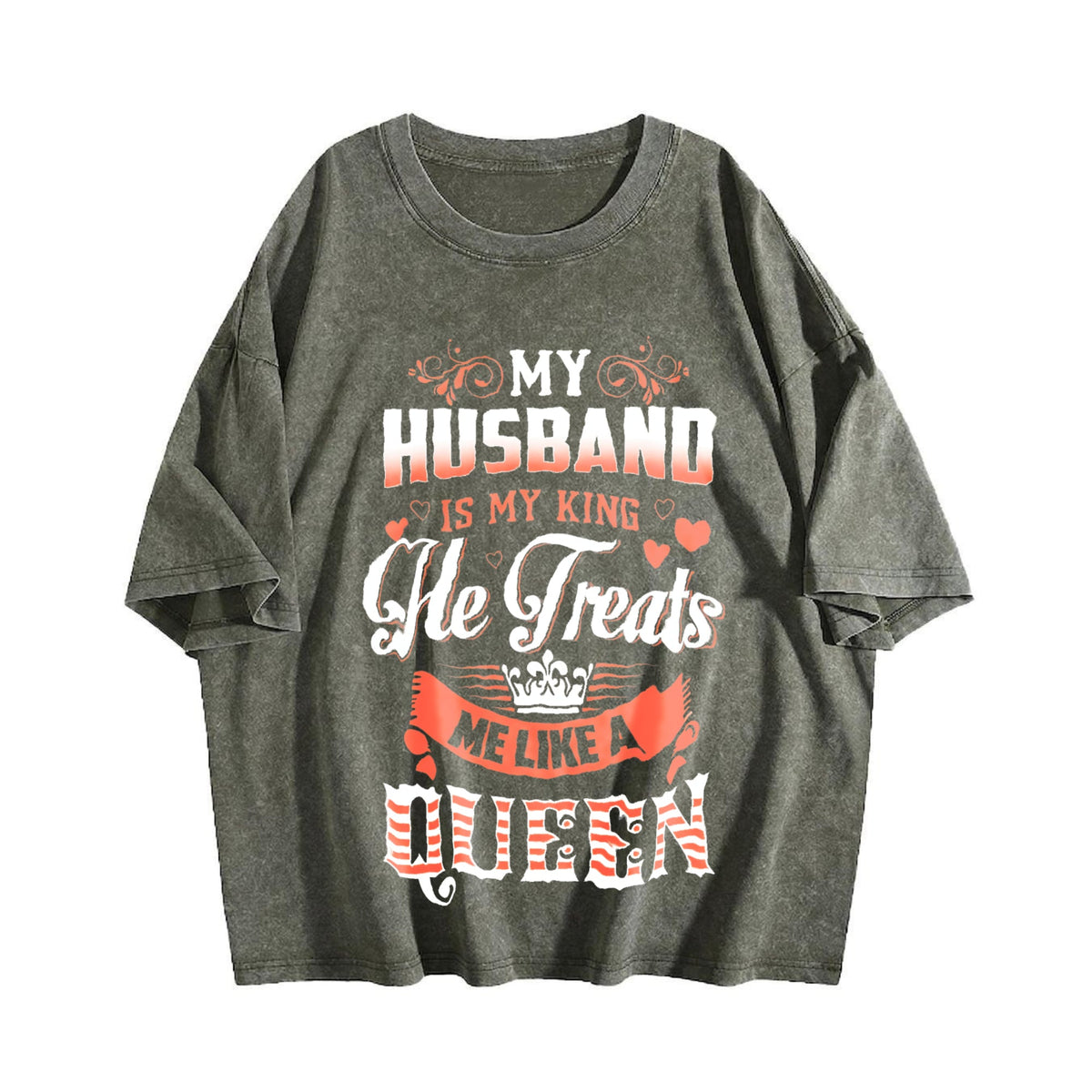 Funny Daughter Wife Slogan Vintage Washed T-Shirt product image 4