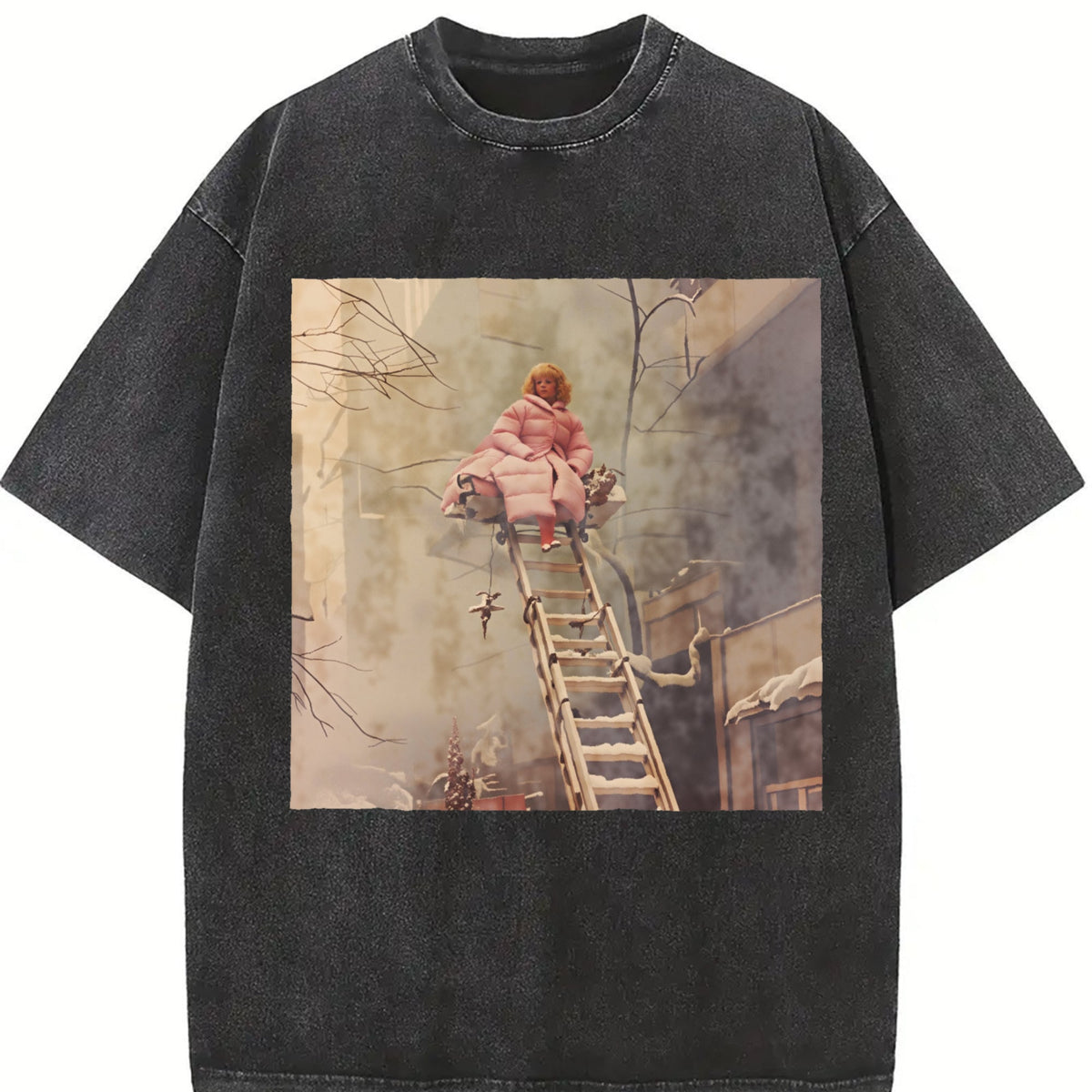 Doll on a Stairway Vintage Washed T-Shirt product image 2