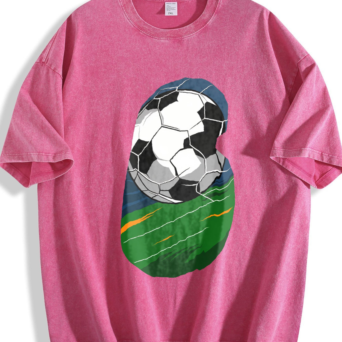 Global Soccer Fan Vintage Washed T-Shirt product image 7