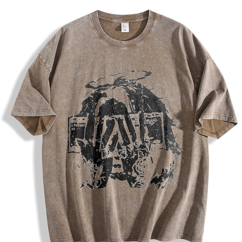 Money Angel Rose Vintage Washed T-Shirt product image 3
