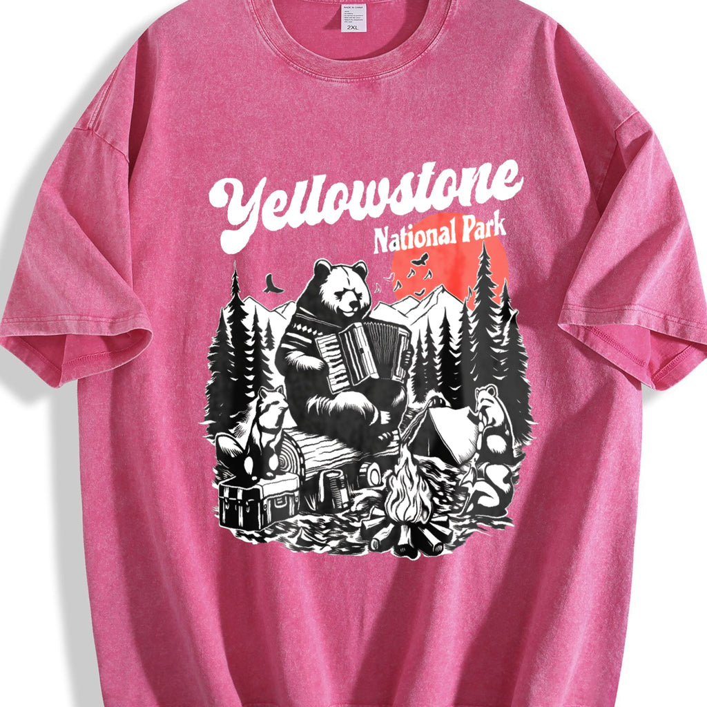 Yellowstone National Park Vintage Washed T-Shirt product image 7