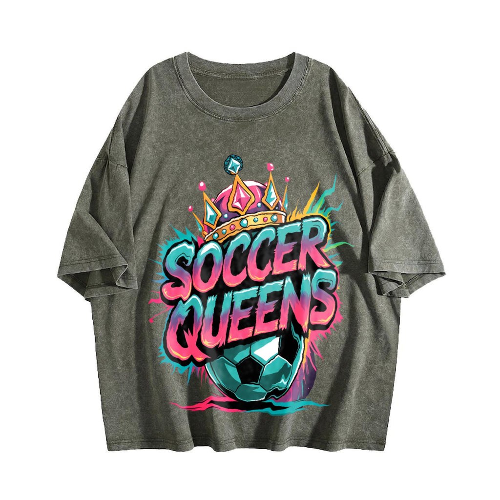 Global Soccer Fan Vintage Washed T-Shirt product image 4