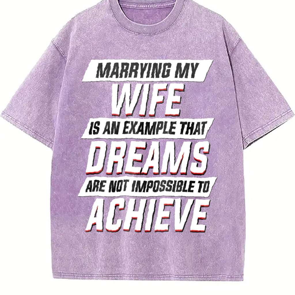 Funny Daughter Wife Slogan Vintage Washed T-Shirt product image 6