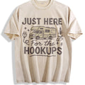 Just Here For The Hookups Rv Vintage Washed T-Shirt product image 1