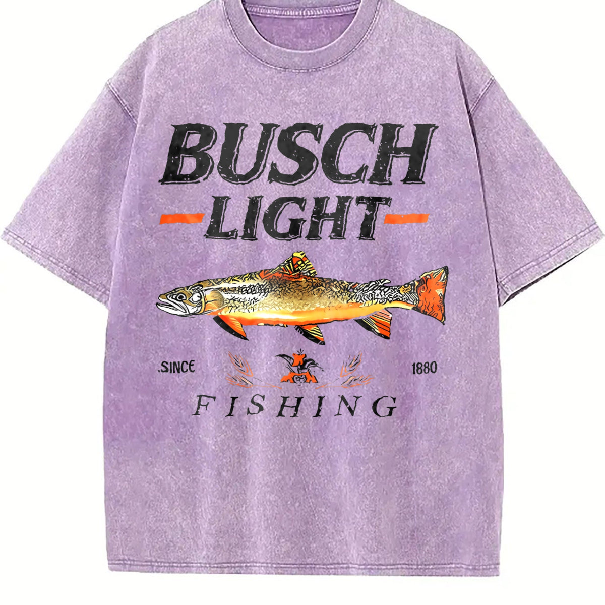 Busch Light Trout Fishing Vintage Washed T-Shirt product image 6