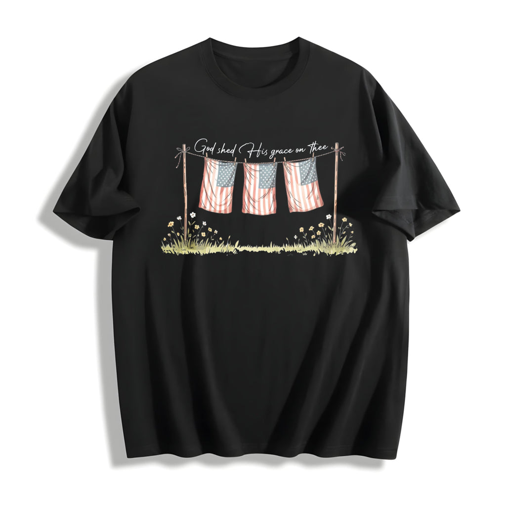 God Shed His Grace On Thee Cotton T-Shirt product image 1