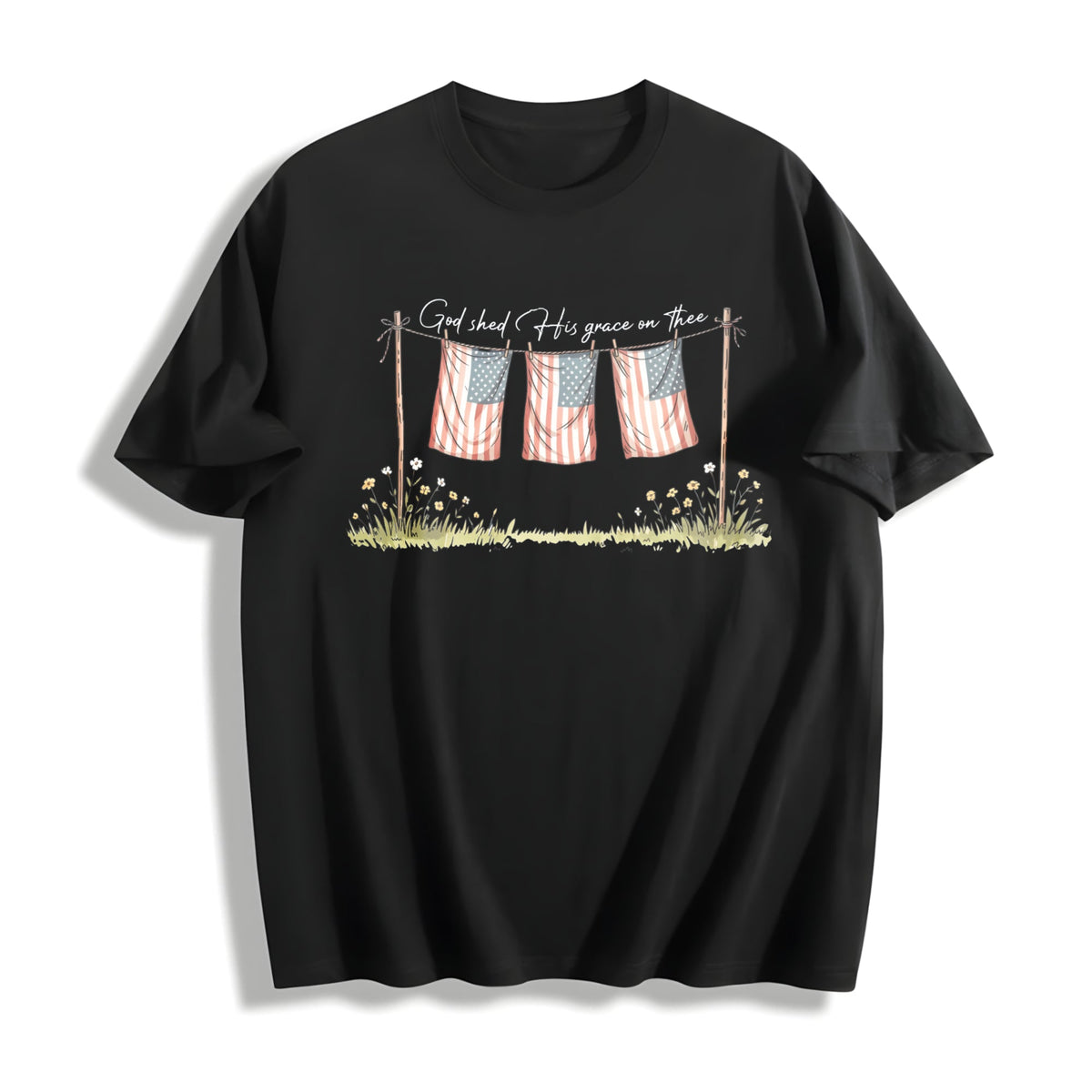 God Shed His Grace On Thee Cotton T-Shirt product image 1