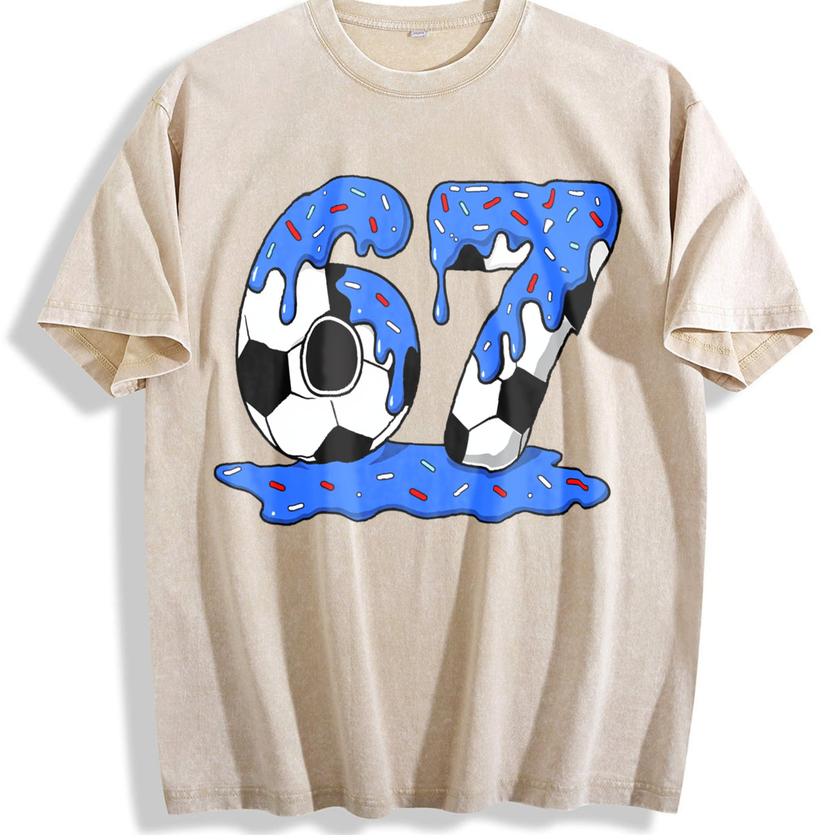 Global Soccer Fan Vintage Washed T-Shirt product image 1