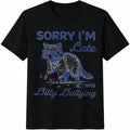 Raccoon Funny Sorry I'm Late Dilly Dallying Feral Cotton product image 1