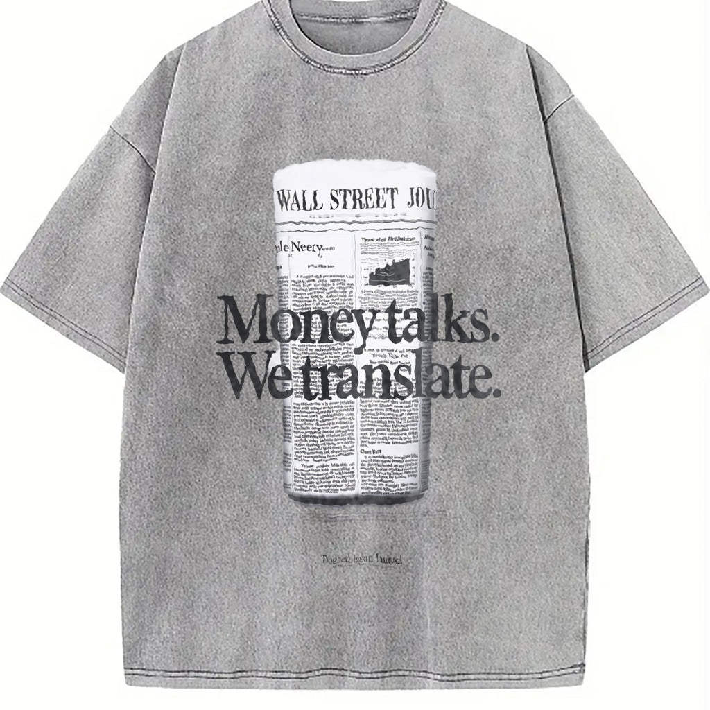 Wsj Money Talks We Translate Vintage Washed T-Shirt product image 5
