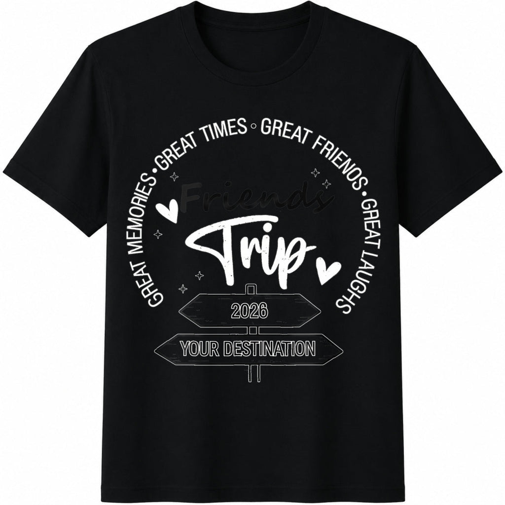 Friends Trip 2026 Cotton T-Shirt product image 1