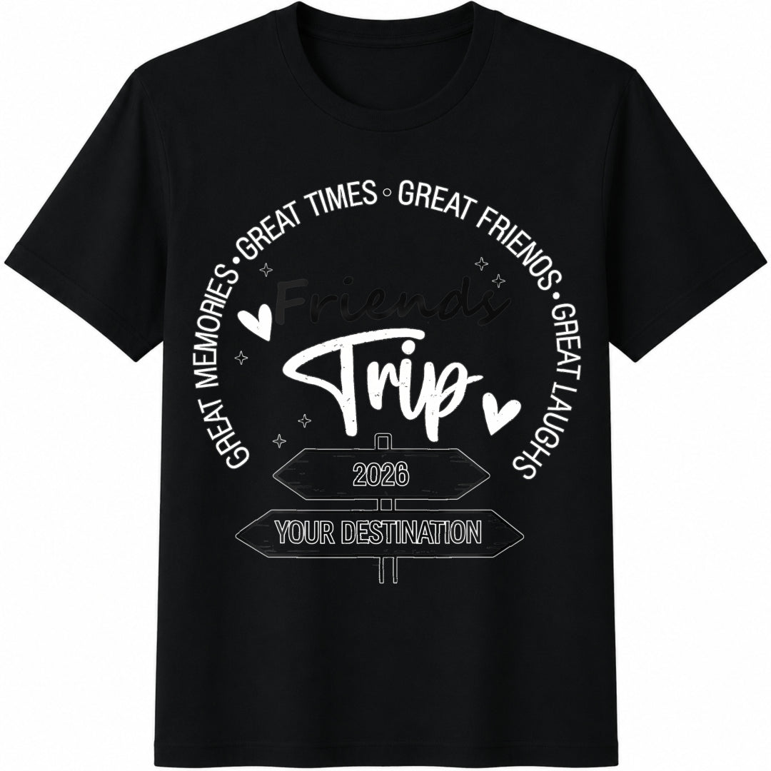 Friends Trip 2026 Cotton T-Shirt product image 1