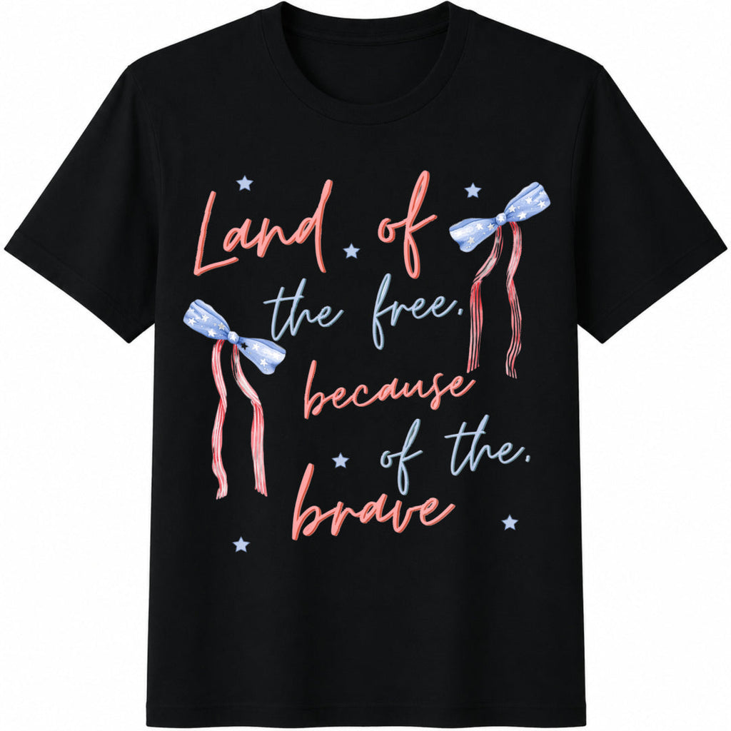 Coquette America Land Of The Free Because Of Brave Cotton product image 1