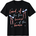 Coquette America Land Of The Free Because Of Brave Cotton product image 1