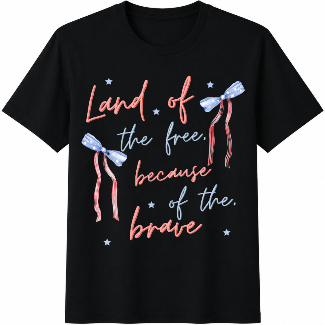Coquette America Land Of The Free Because Of Brave Cotton product image 1