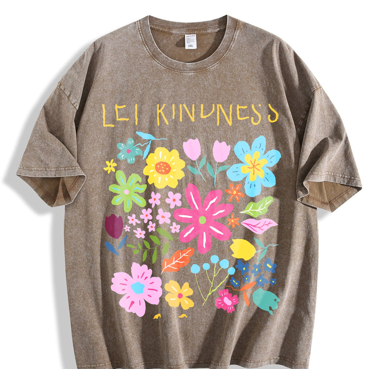 Let Kindness Bloom Vintage Washed T-Shirt product image 3