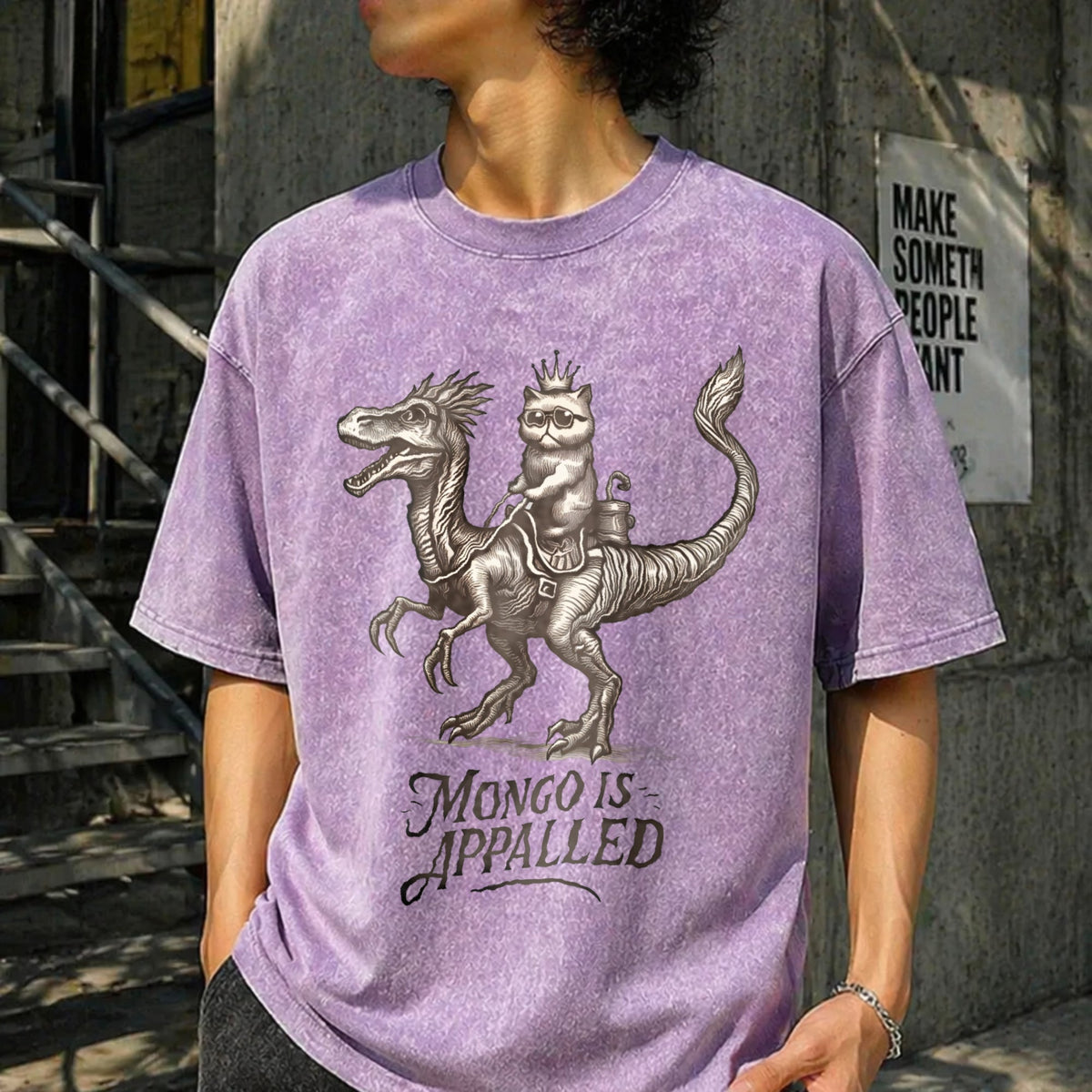Princess Donut And Mongo Vintage Washed T-Shirt product image 13