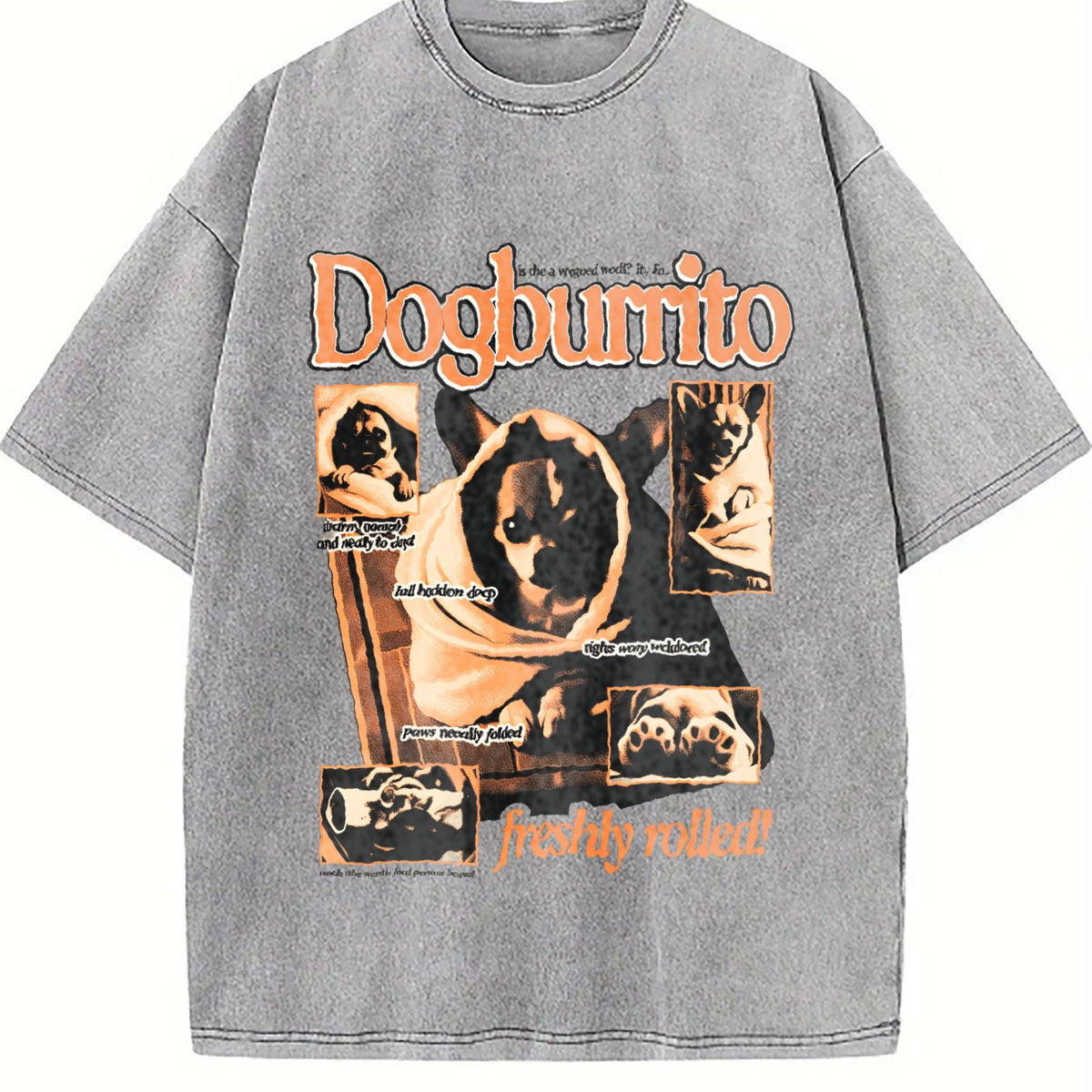 Funny Dog Meme Vintage Washed T-Shirt product image 5