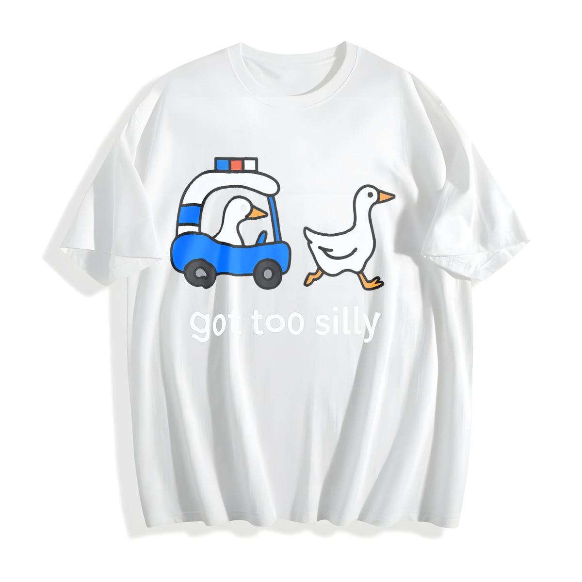 100 Silly Goose Police Chase Got Too Meme Funny Cotton product image 2
