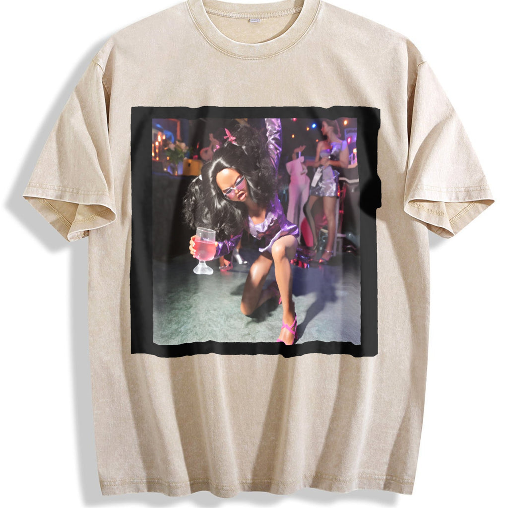 Doll Party Aftermath Vintage Washed T-Shirt product image 1