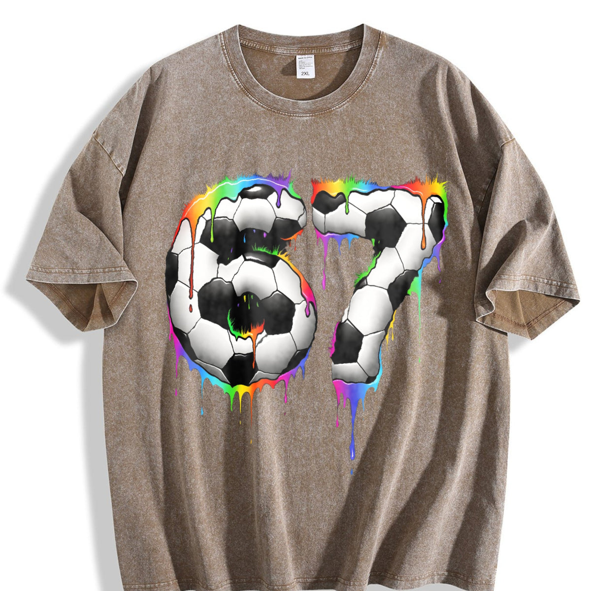 Global Soccer Fan Vintage Washed T-Shirt product image 3