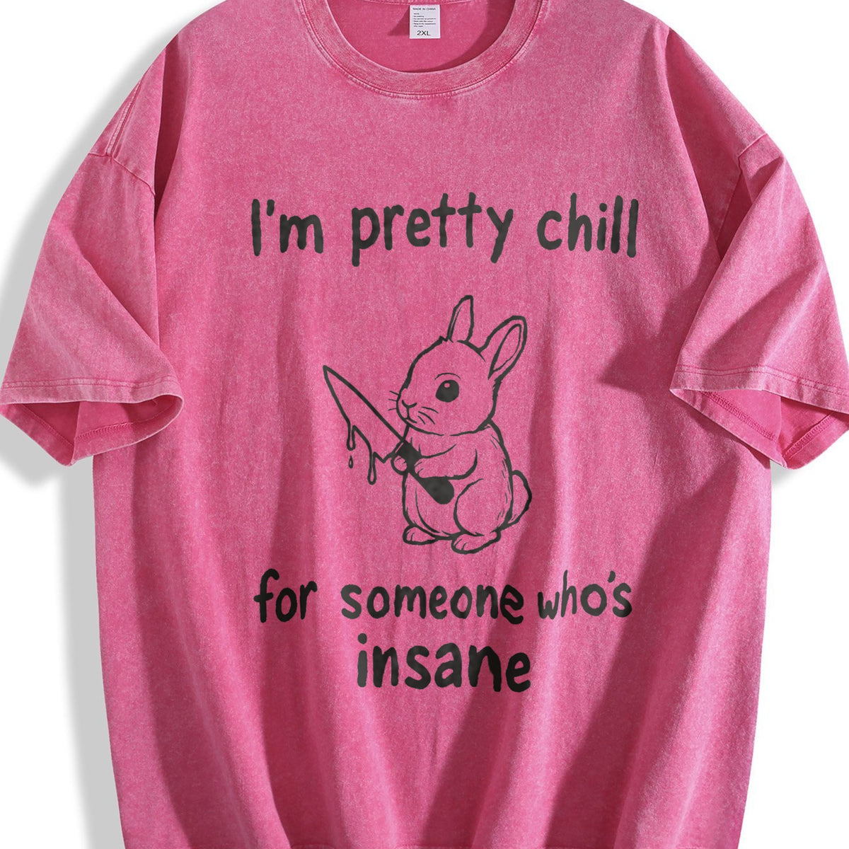 Sarcastic Rabbit 90s Vintage Washed T-Shirt product image 7