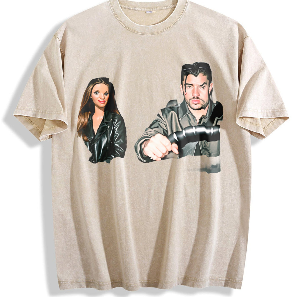Dolls on a Road Trip Vintage Washed T-Shirt product image 1