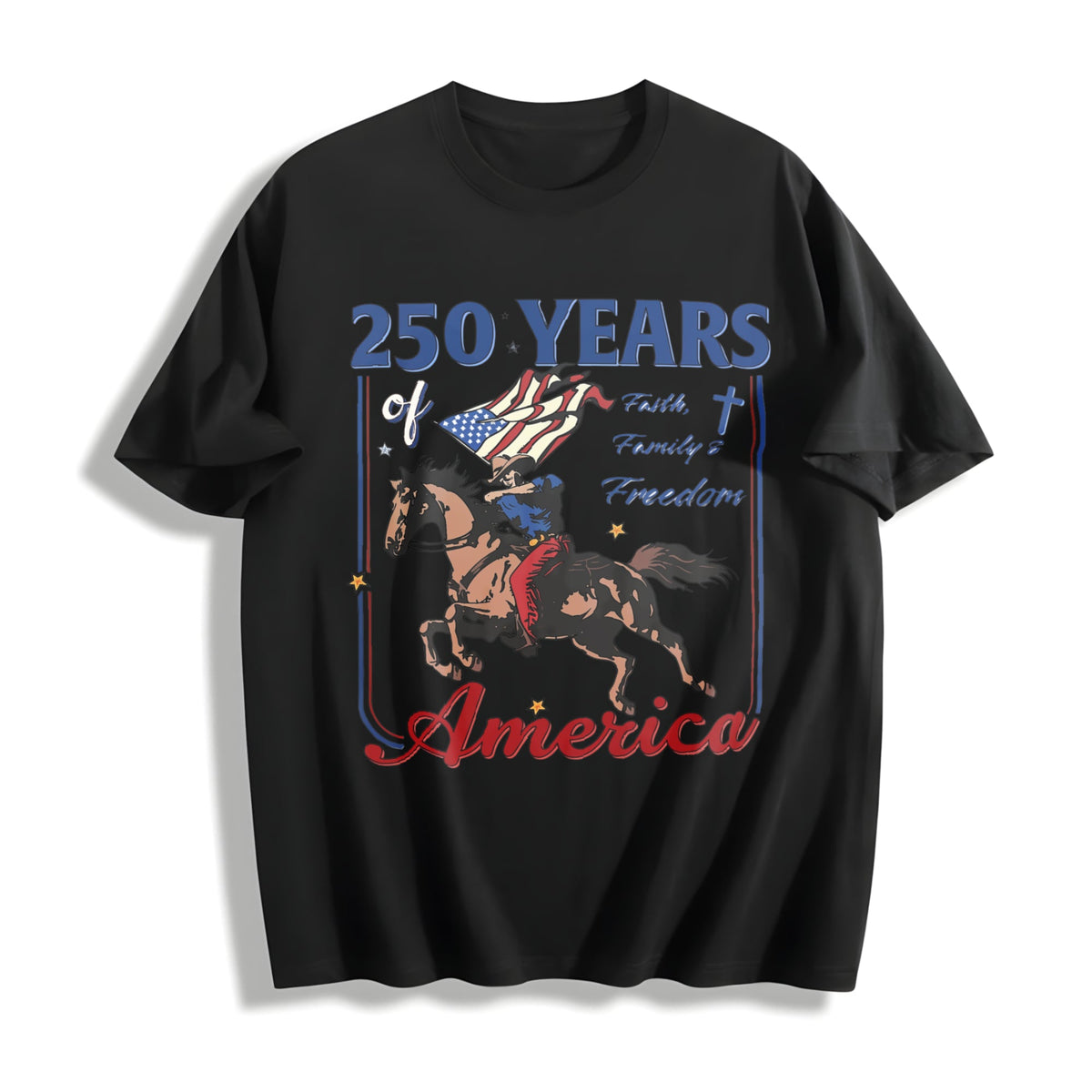 250 Years America Anniversary Cotton T-Shirt product image 1