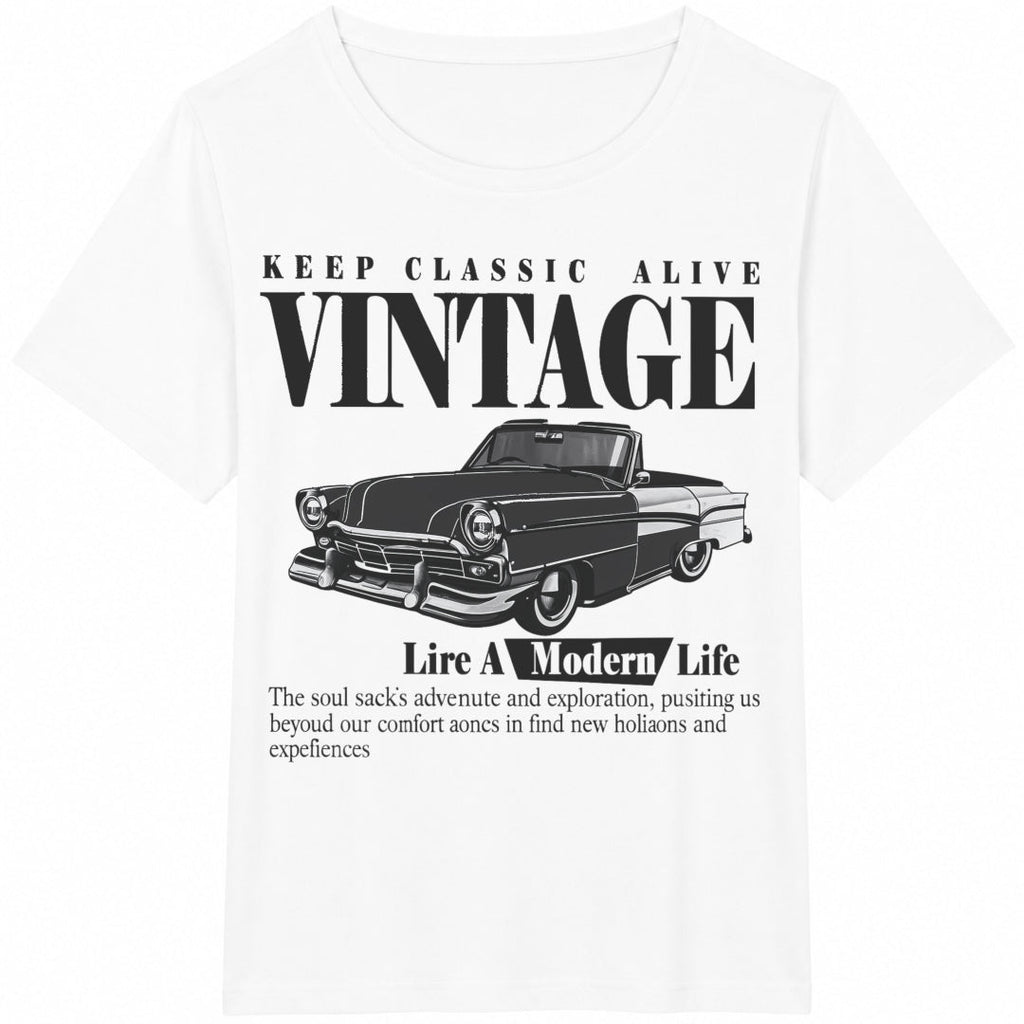 Teen Girl Clothes Car Cotton T-Shirt product image 2