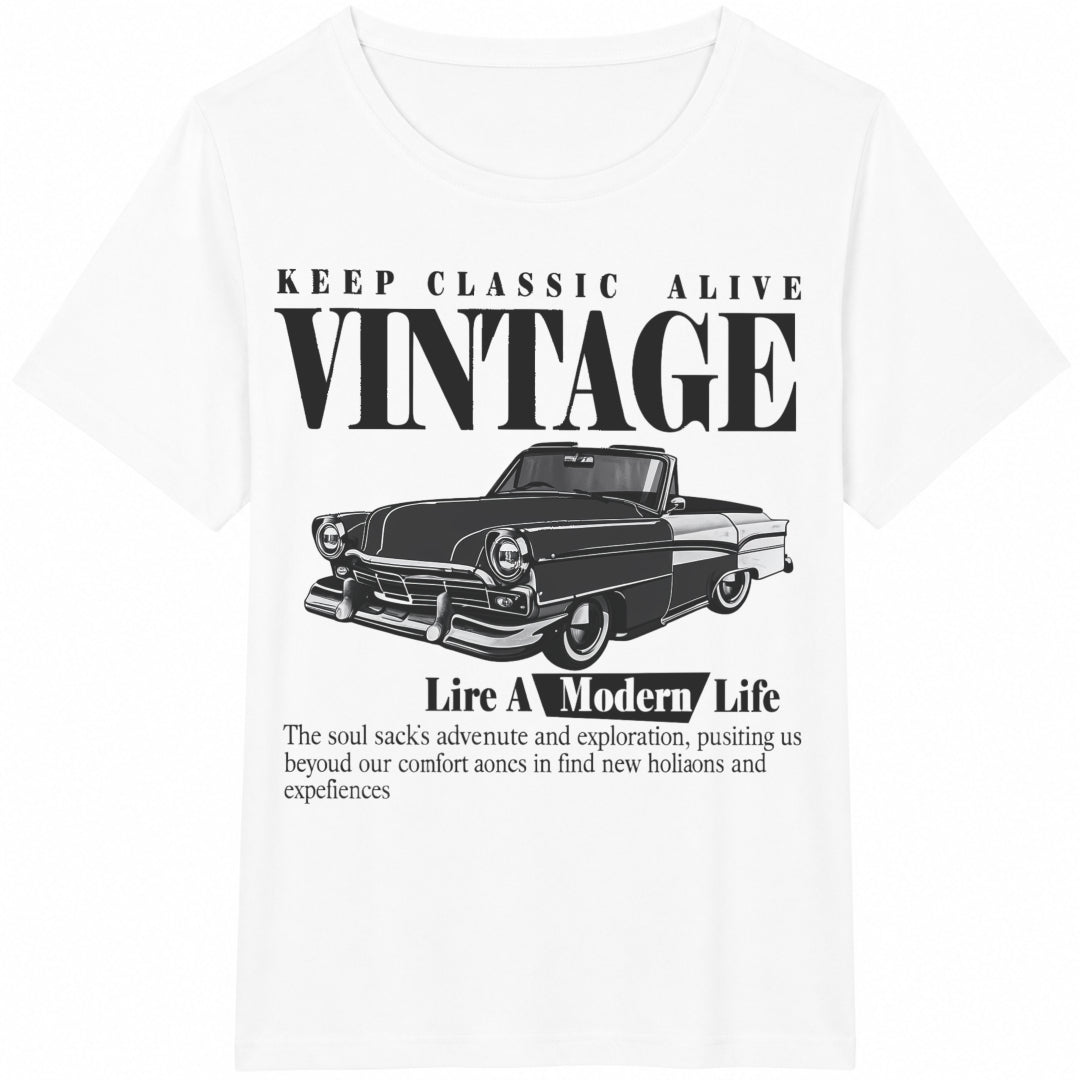 Teen Girl Clothes Car Cotton T-Shirt product image 2