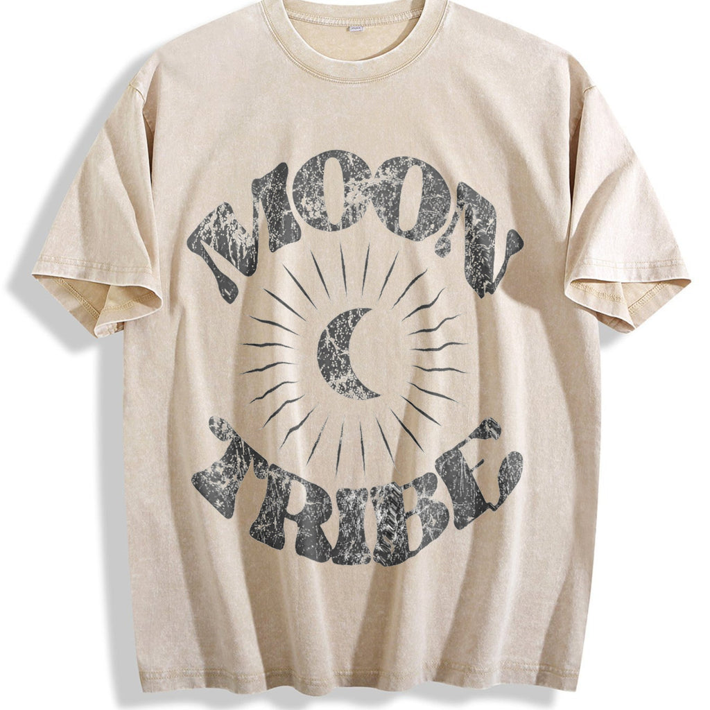 Moon Tribe Crescent Vintage Washed T-Shirt product image 1
