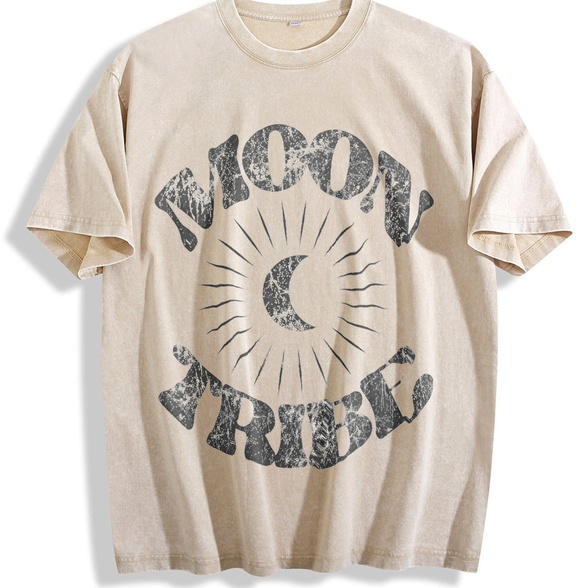 Moon Tribe Crescent Vintage Washed T-Shirt product image 1
