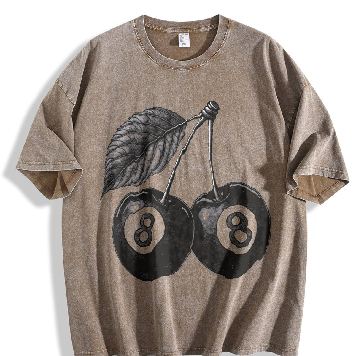 8 Ball Cherry Vintage Washed T-Shirt product image 3
