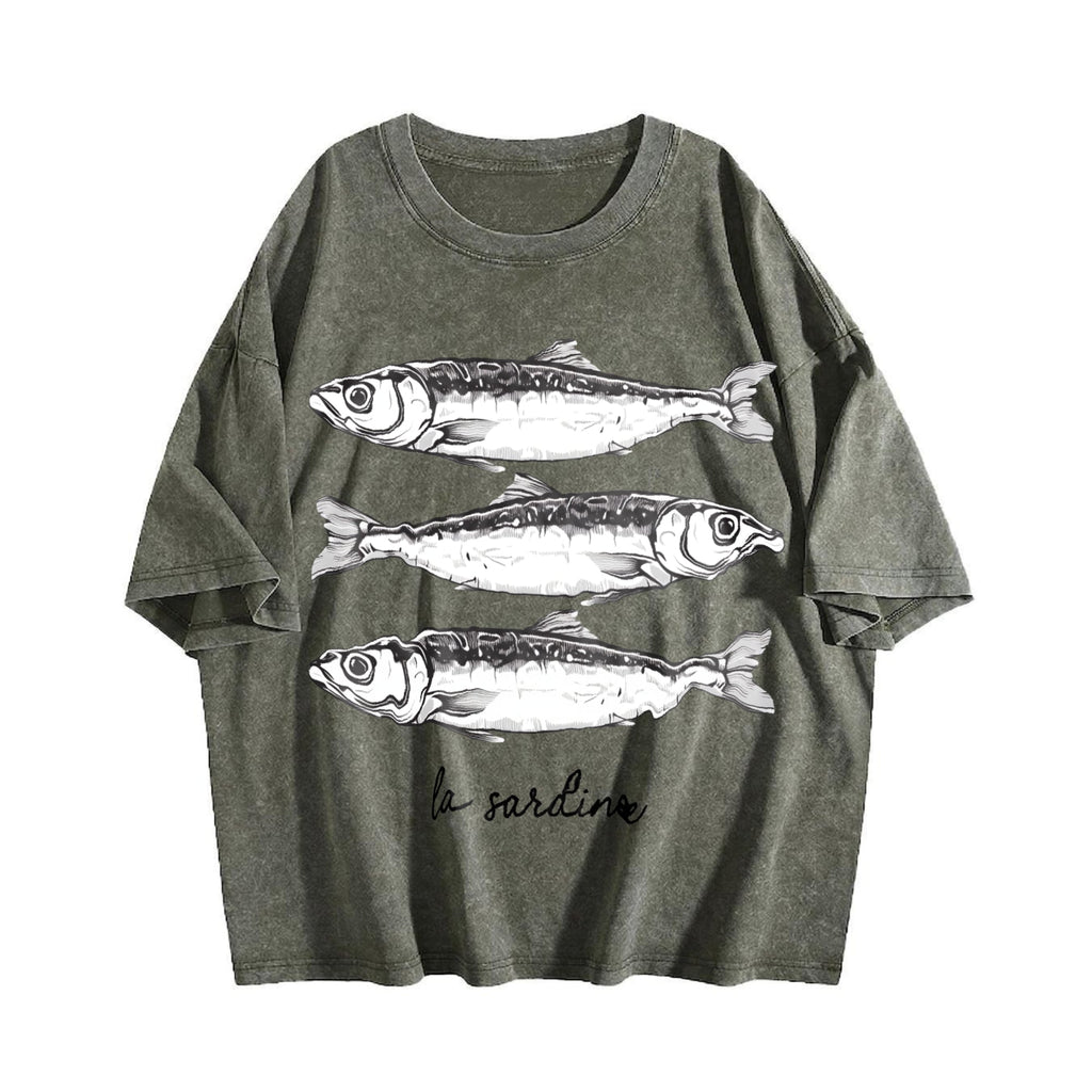 LA Sardine Vintage Washed T-Shirt product image 4