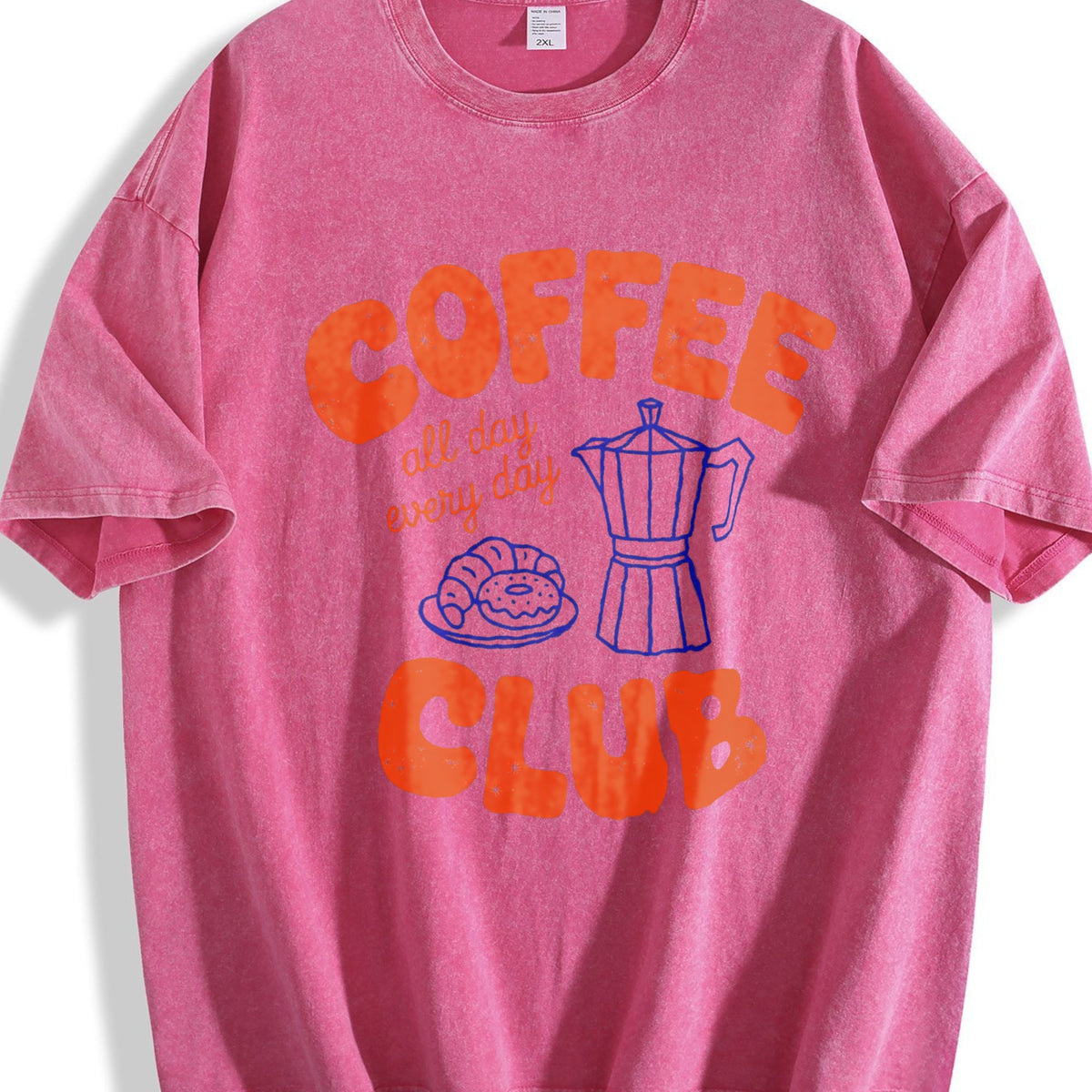Coffee Club Vintage Washed T-Shirt product image 7