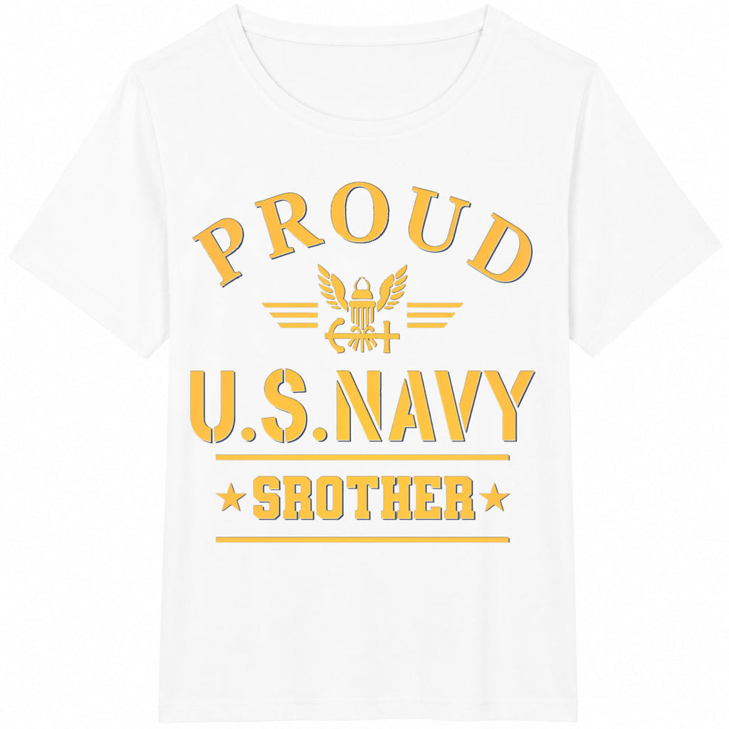 Proud Navy Cotton T-Shirt product image 2