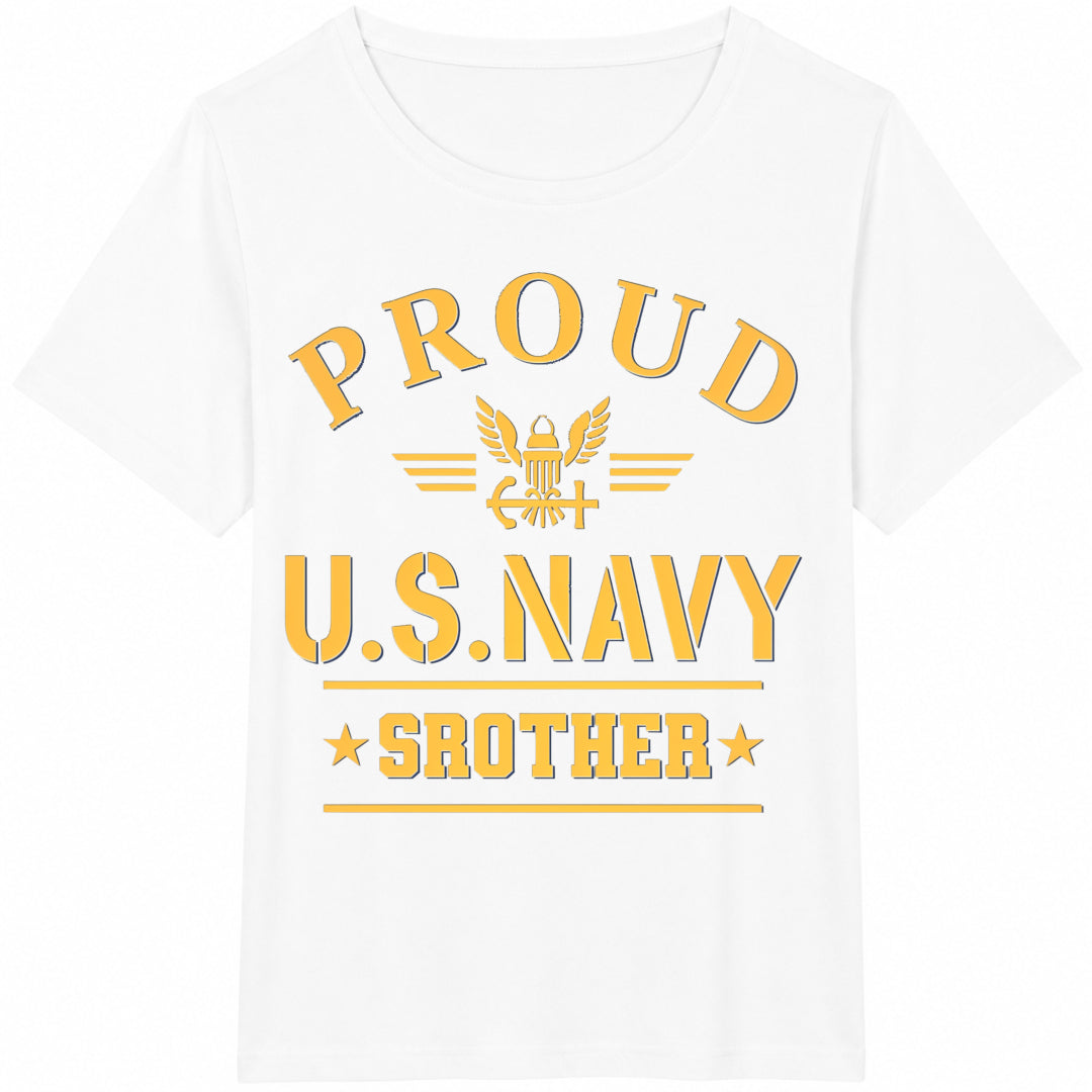 Proud Navy Cotton T-Shirt product image 2