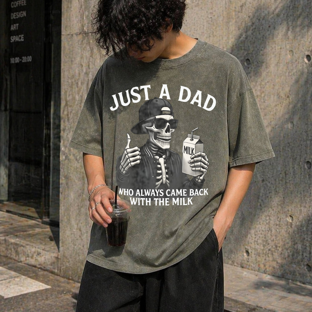 Funny Dad Vintage Washed T-Shirt product image 11