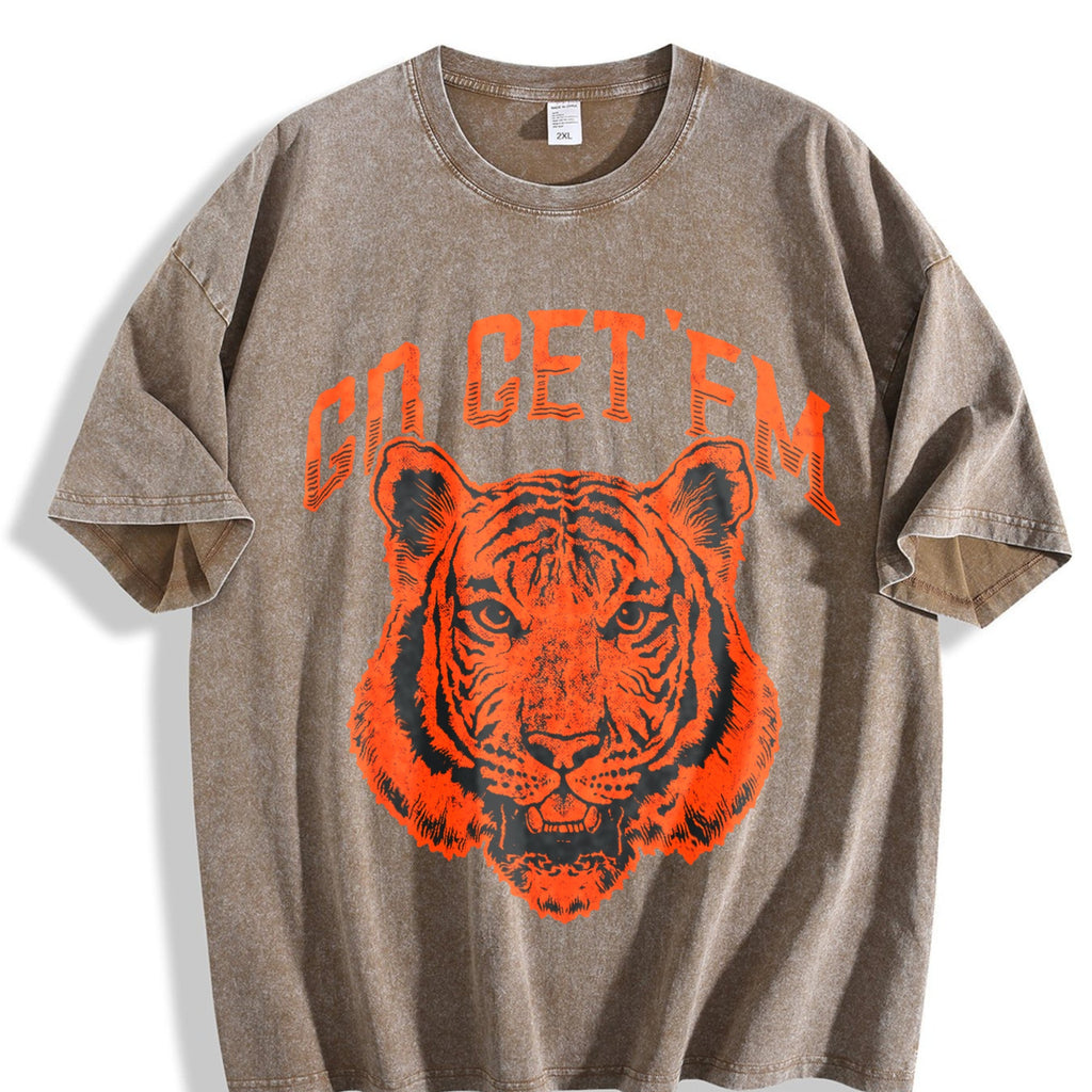 Go Get Em Tiger Funny Motivational Big Cat Cute Vintage product image 3