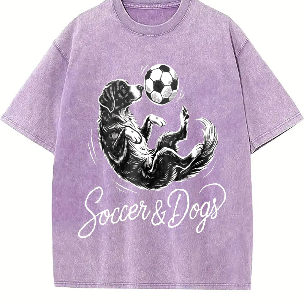 Global Soccer Fan Vintage Washed T-Shirt product image 6