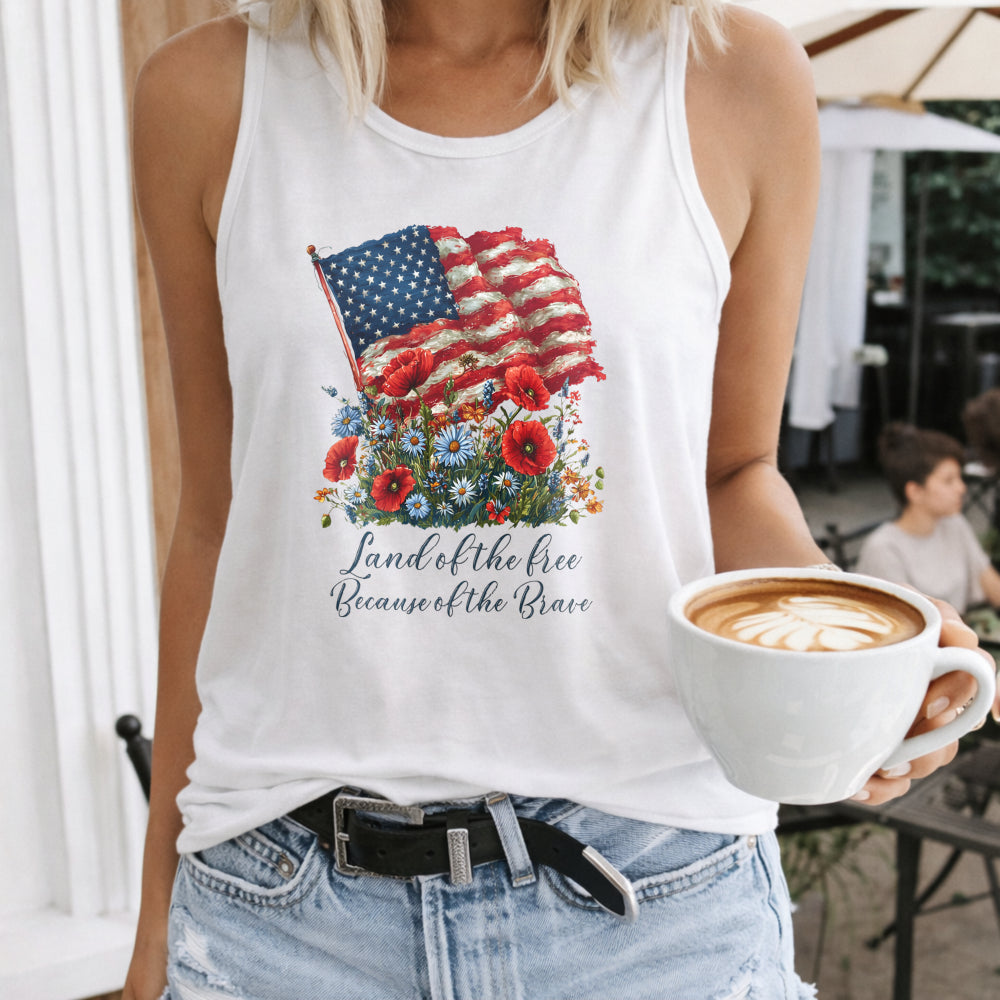 Land Of The Free Women's Tank Top