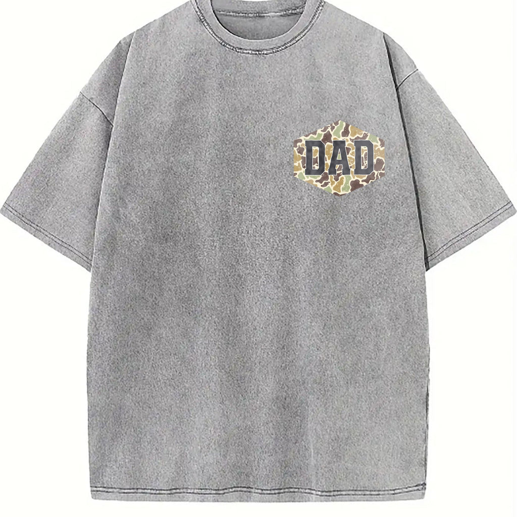 Camouflage Dad Vintage Washed T-Shirt product image 5