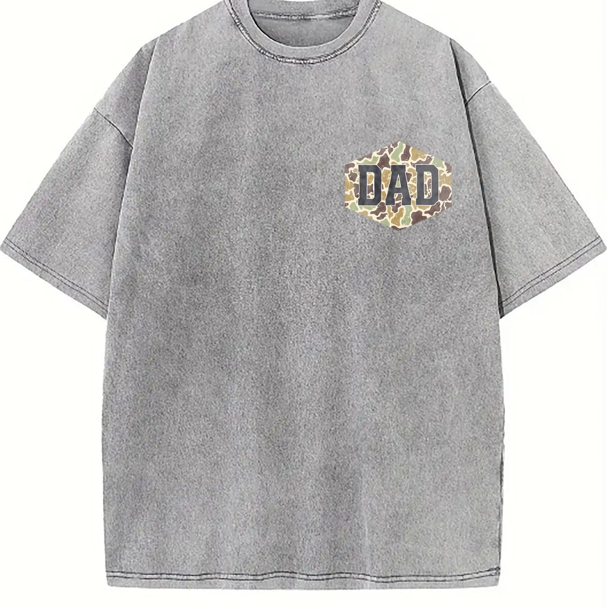 Camouflage Dad Vintage Washed T-Shirt product image 5