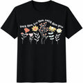 Floral Teacher Tote Bag Teach Them Cotton T-Shirt
