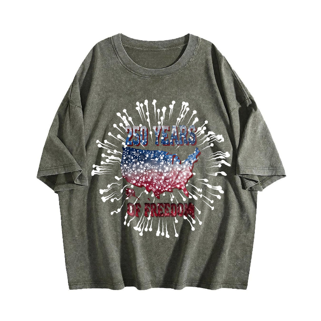 250 Years Of Freedom Vintage Washed T-Shirt product image 4